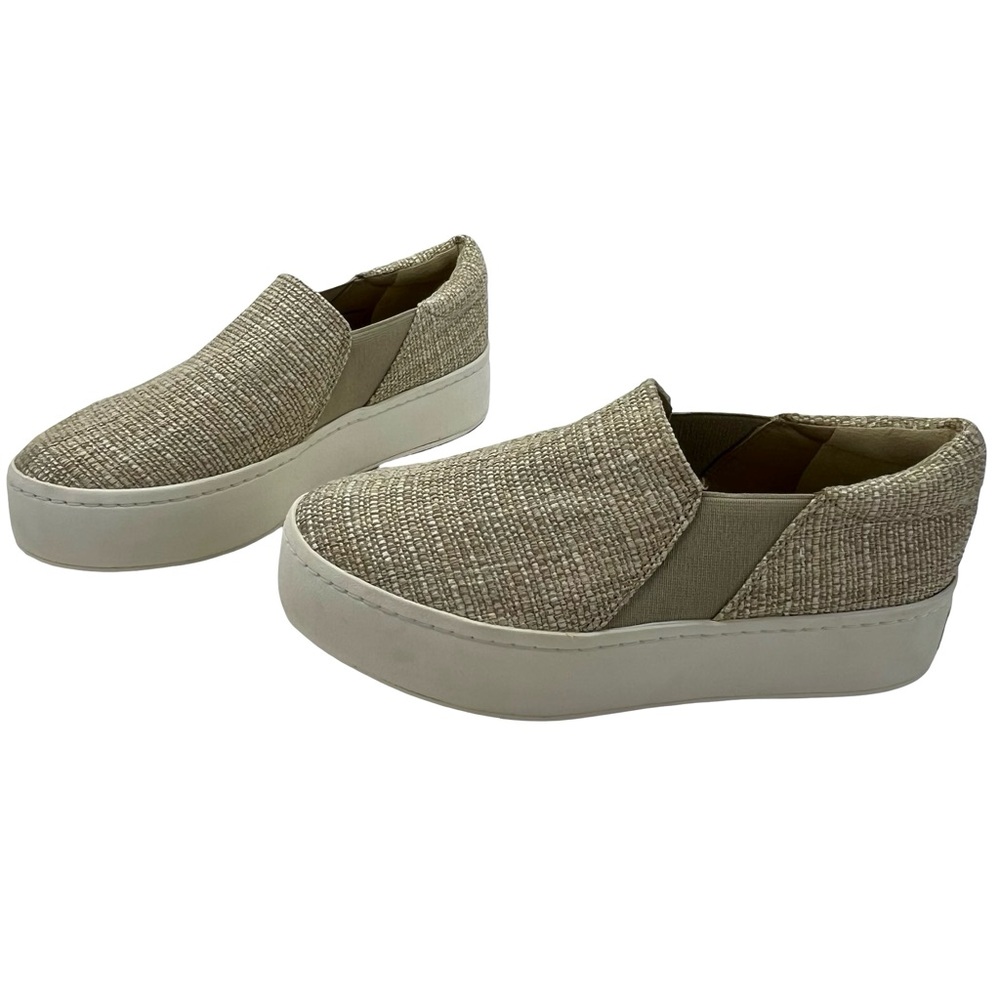 Vince Women's Textured Slip-On Sneakers - Tan
